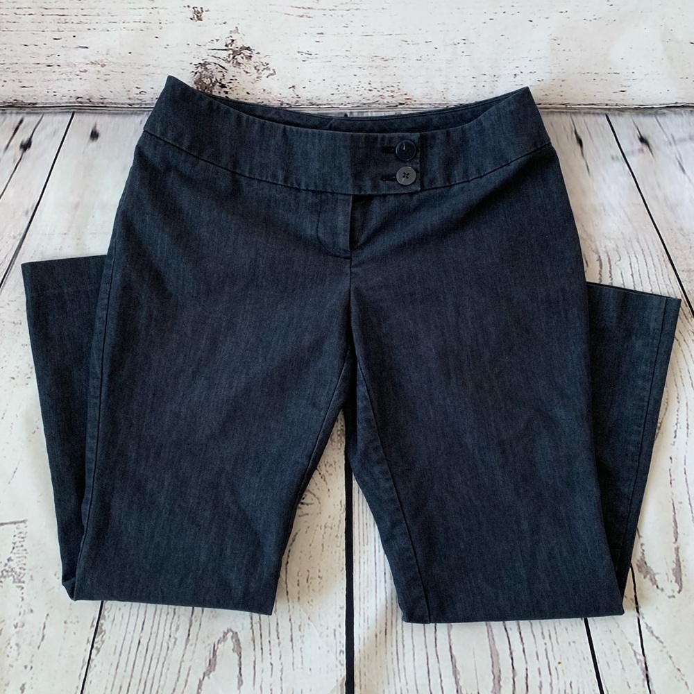 Apt. 9 Maxwell Petite Dark Blue Bootcut Dress Pant